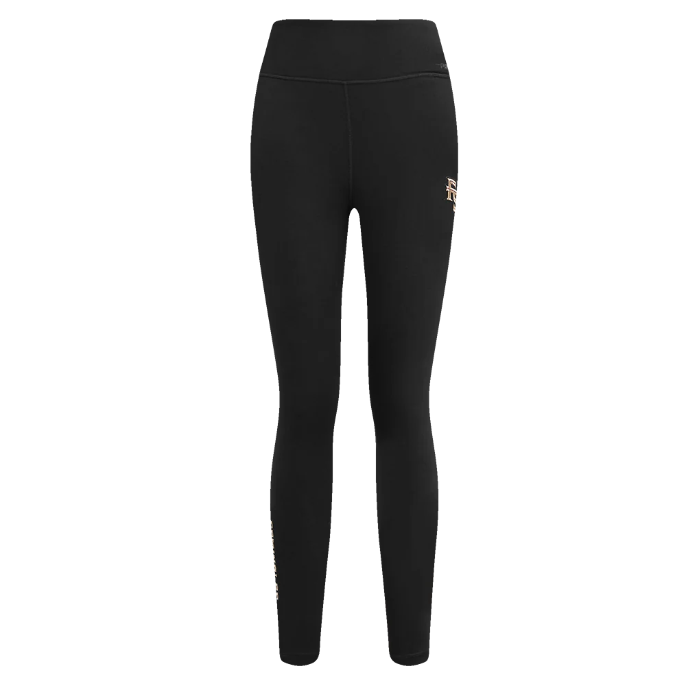 COLLEGE FLORIDA STATE UNIVERSITY CLASSIC WOMEN'S JERSEY LEGGING (BLACK) - Image 2