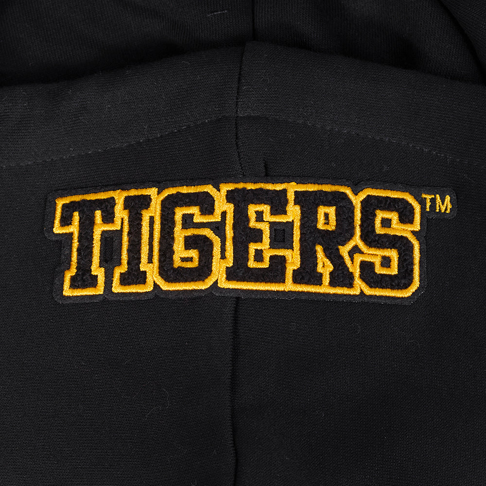 GRAMBLING STATE UNIVERSITY CLASSIC FLEECE CROPPED PULLOVER HOODIE (BLACK) - Image 7