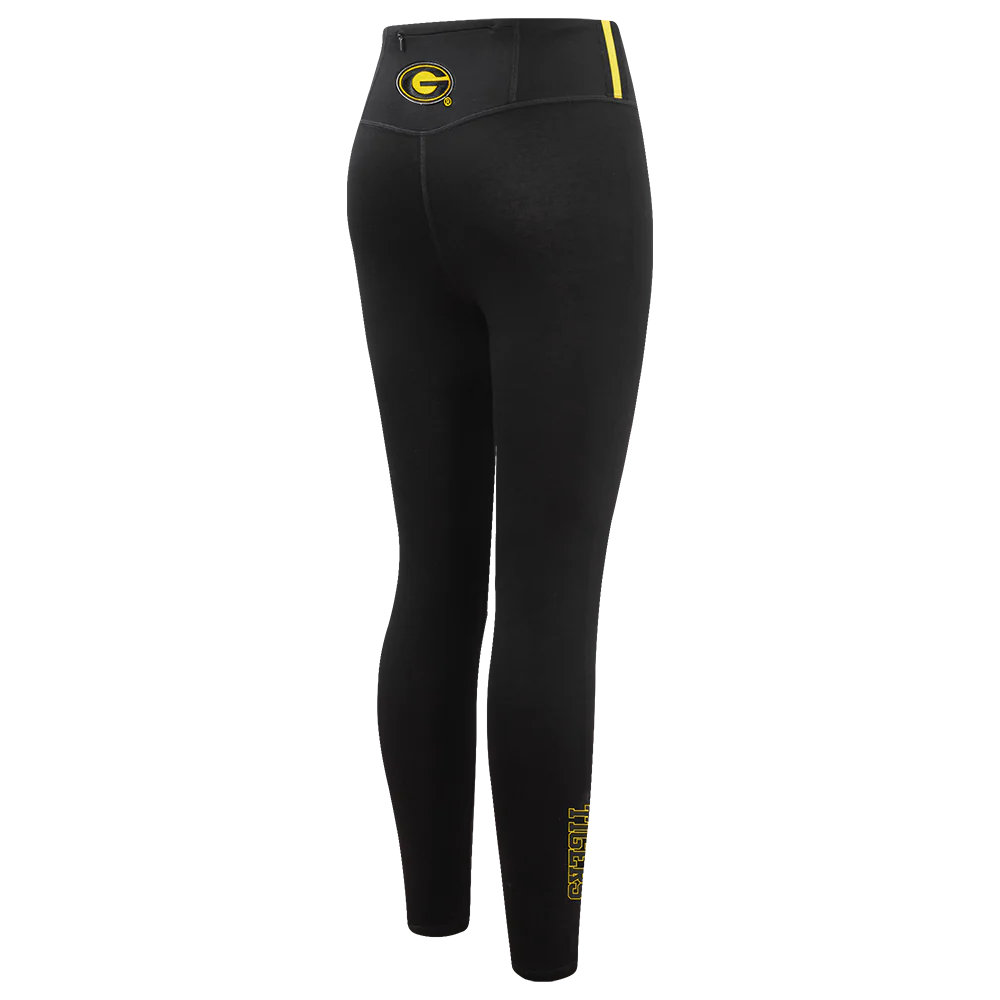 GRAMBLING STATE UNIVERSITY CLASSIC HIGH WAIST JERSEY LEGGING (BLACK) - Image 3