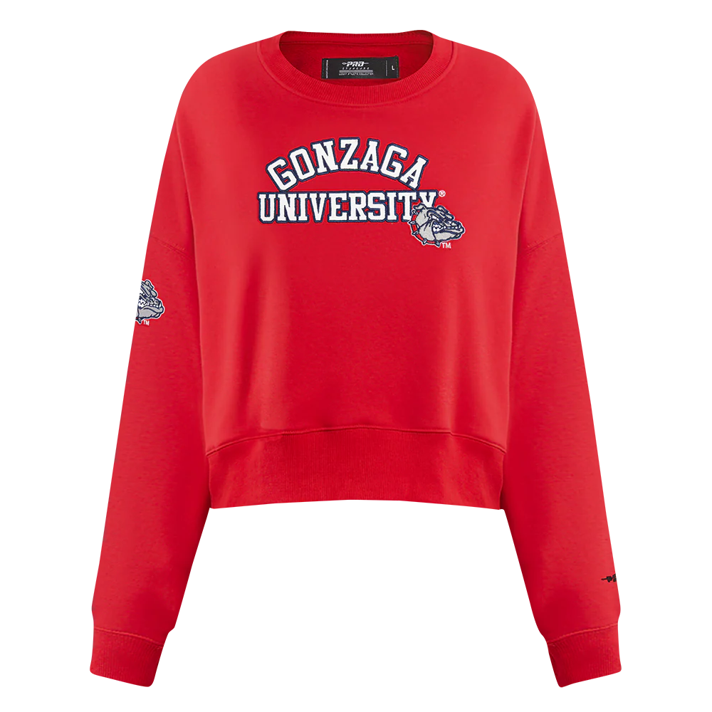 GONZAGA UNIVERSITY CLASSIC FLEECE CREWNECK (RED) - Image 3