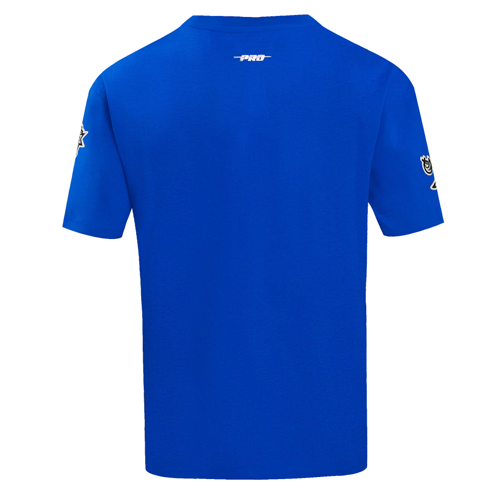 HAMPTON UNIVERSITY CLASSIC MEN'S STACKED LOGO TEE (ROYAL BLUE) - Image 4
