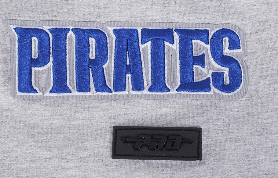 HAMPTON UNIVERSITY CLASSIC MEN'S STACKED LOGO SINGLE JERSEY TEE (HEATHER GREY) - Image 7