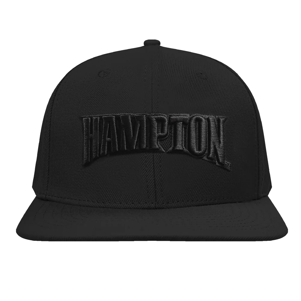 HAMPTON UNIVERSITY NEUTRAL WOOL SNAPBACK (BLACK)