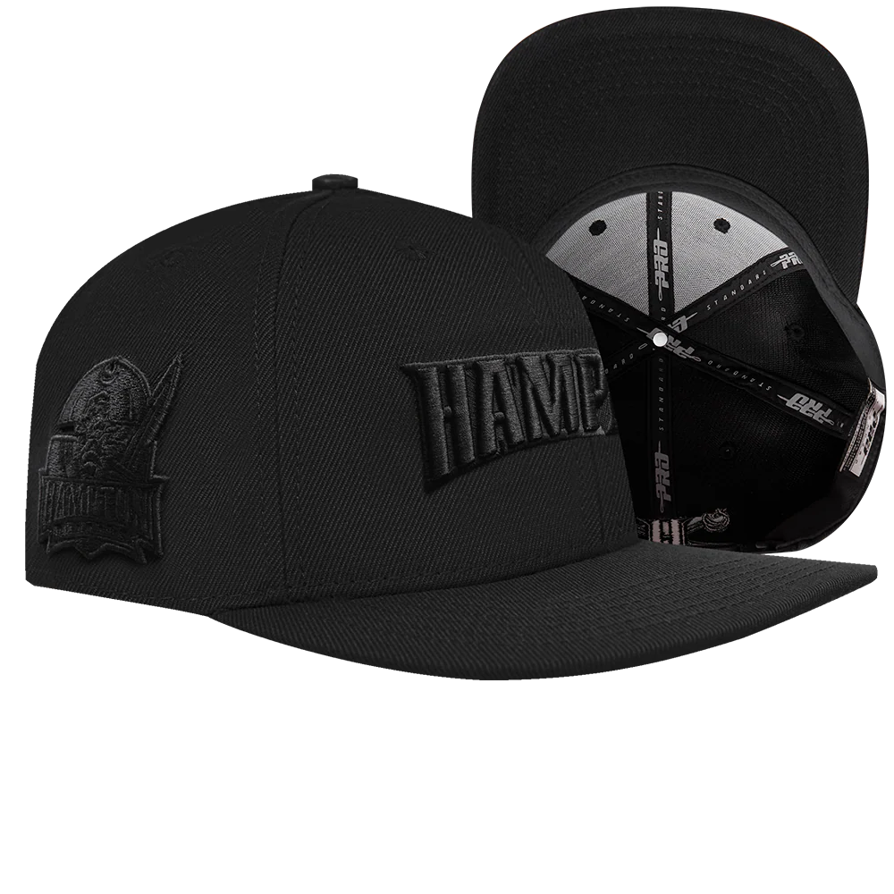 HAMPTON UNIVERSITY NEUTRAL WOOL SNAPBACK (BLACK) - Image 8