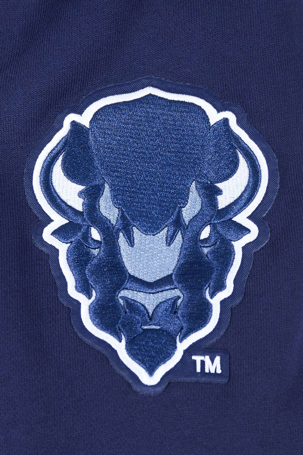 COLLEGE HOWARD UNIVERSITY CREST EMBLEM MEN'S RIB FLC PO HOODIE (MIDNIGHT NAVY) - Image 7