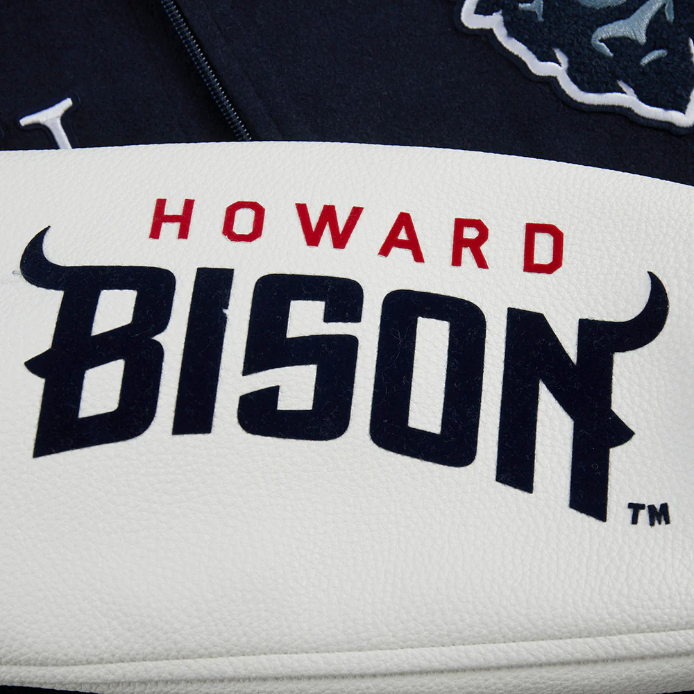 HOWARD UNIVERSITY COLLEGE CLASSIC ESSENTIALS WOMEN'S CROPPED RIB WOMEN'S (MIDNIGHT NAVY/WHITE) - Image 7