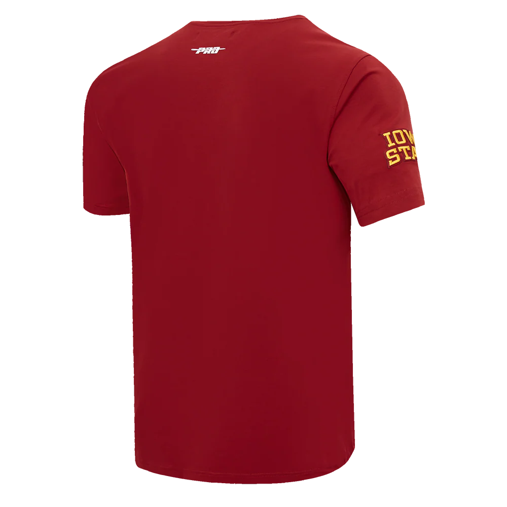 IOWA STATE UNIVERSITY CLASSIC MEN'S STACKED LOGO TEE (CARDINAL RED) - Image 3