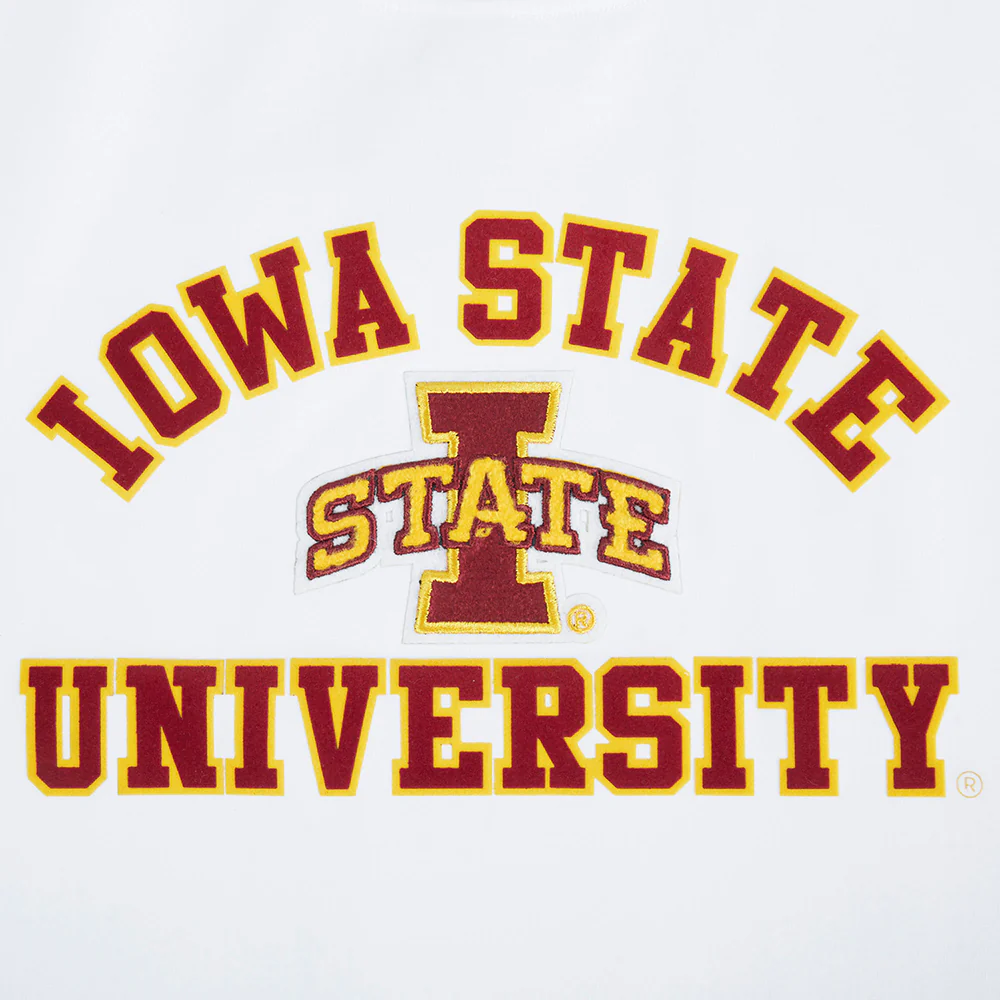 COLLEGE IOWA STATE UNIVERSITY COLLEGE CLASSIC ESSENTIALS WOMEN'S SJ BOXY T (WHITE) - Image 6