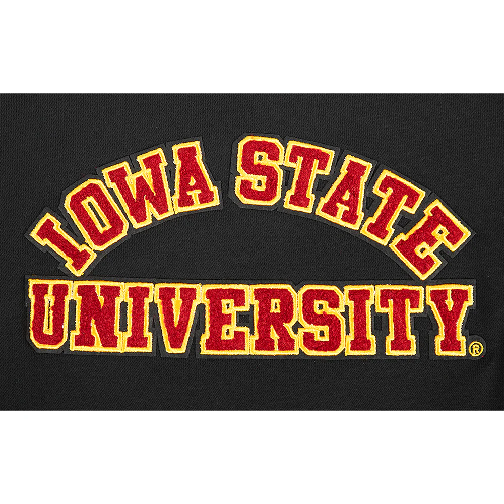 COLLEGE IOWA STATE UNIVERSITY COLLEGE CLASSIC ESSENTIALS WOMEN'S FLC CREWN (BLACK) - Image 8