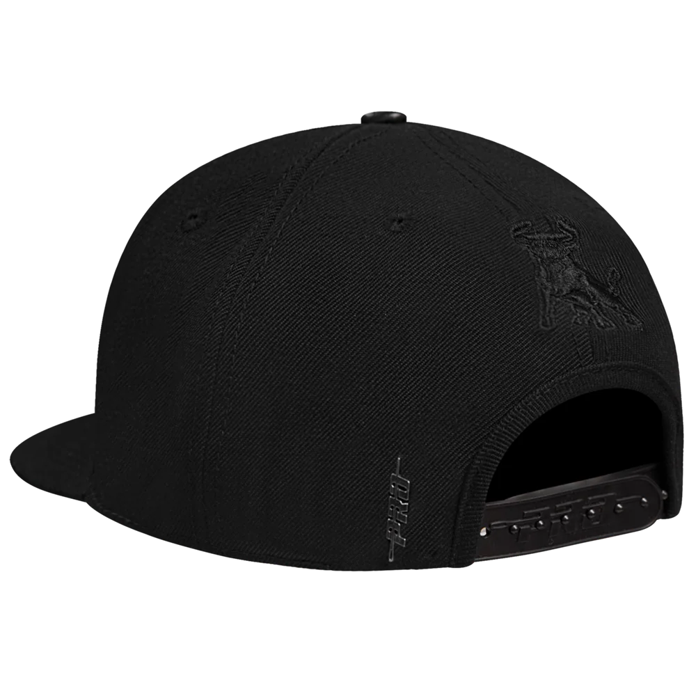 JOHNSON C. SMITH UNIVERSITY NEUTRAL MEN'S SNAPBACK HAT (BLACK) - Image 5