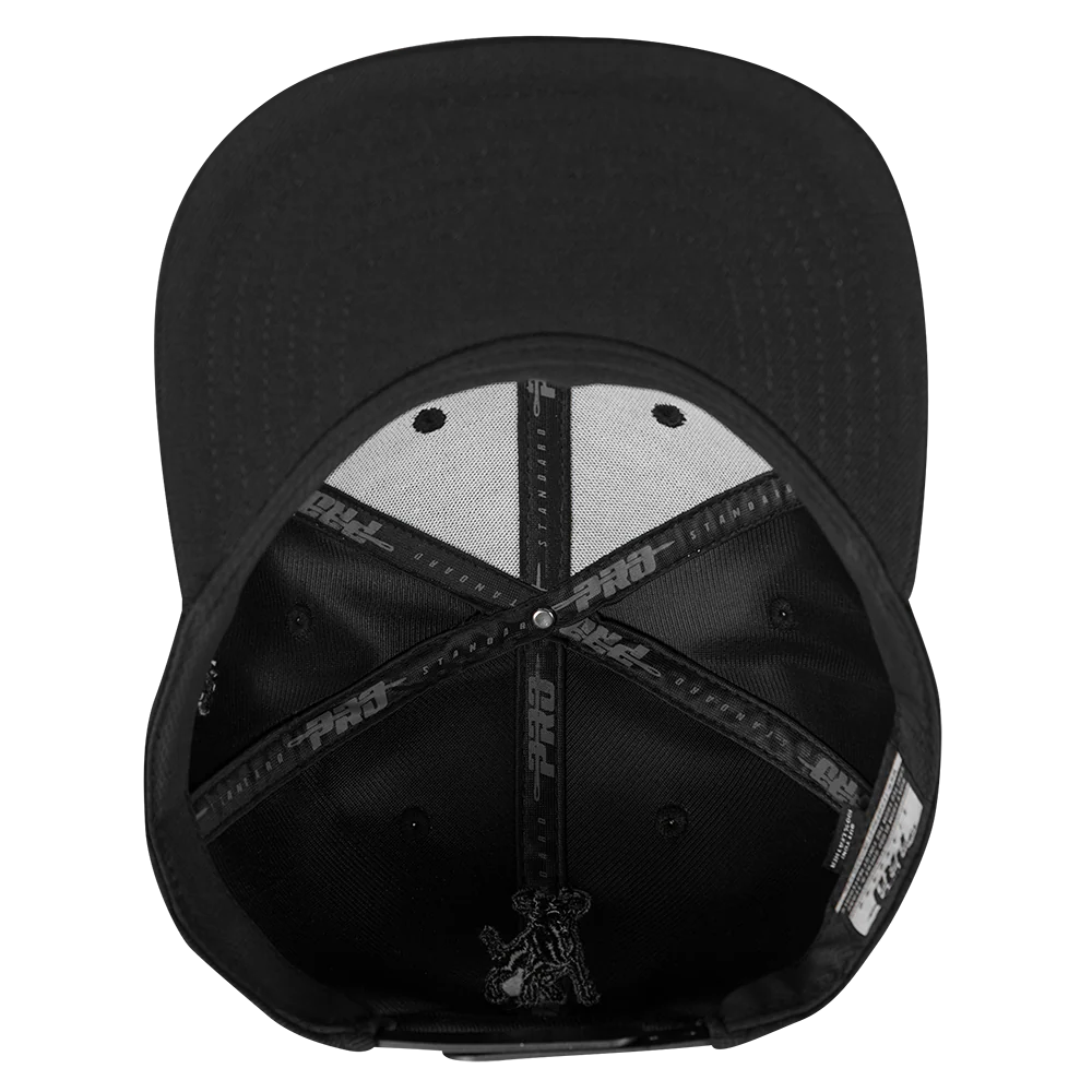 JOHNSON C. SMITH UNIVERSITY NEUTRAL MEN'S SNAPBACK HAT (BLACK) - Image 6