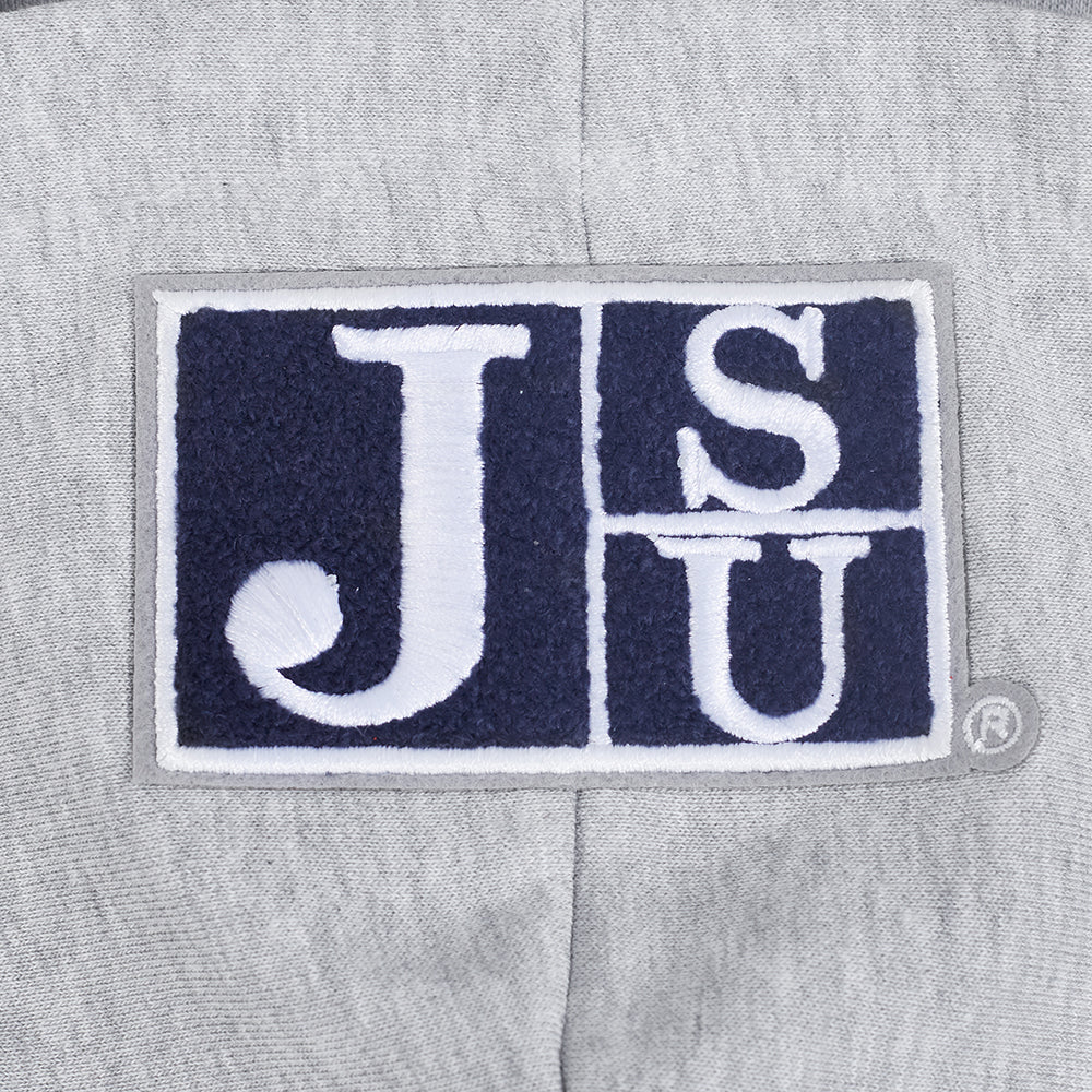 COLLEGE JACKSON STATE UNIVERSITY CLASSIC WOMEN'S FLC PO HOODIE (HEATHER GREY) - Image 6