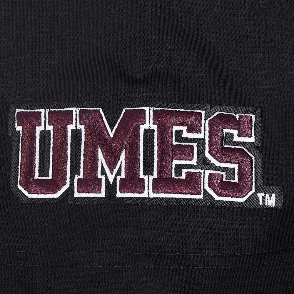 MARYLAND EASTERN SHORE CLASSIC MEN'S STACKED LOGO SJ TEE (BLACK) - Image 5