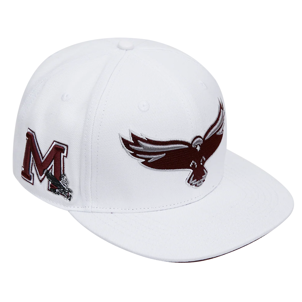 MARYLAND EASTERN SHORE CLASSIC UNISEX WOOL SNAPBACK HAT (WHITE) - Image 2