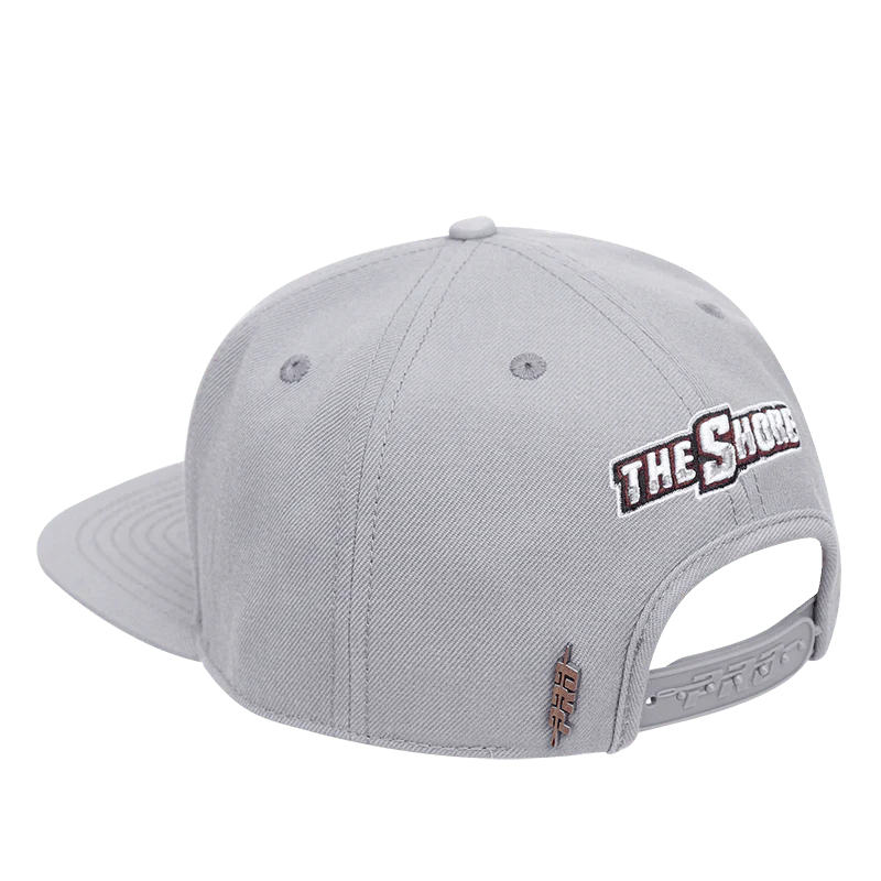 MARYLAND EASTERN SHORE CLASSIC UNISEX WOOL SNAPBACK HAT (GRAY) - Image 3