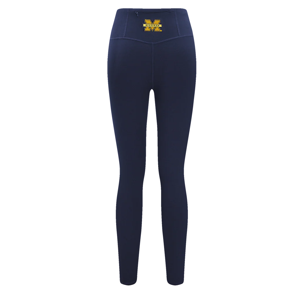 UNIVERSITY OF MICHIGAN CLASSIC WOMEN'S JERSEY LEGGING (MIDNIGHT NAVY) - Image 4