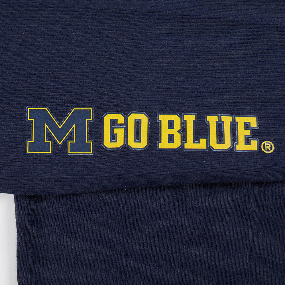 UNIVERSITY OF MICHIGAN CLASSIC WOMEN'S JERSEY LEGGING (MIDNIGHT NAVY) - Image 6