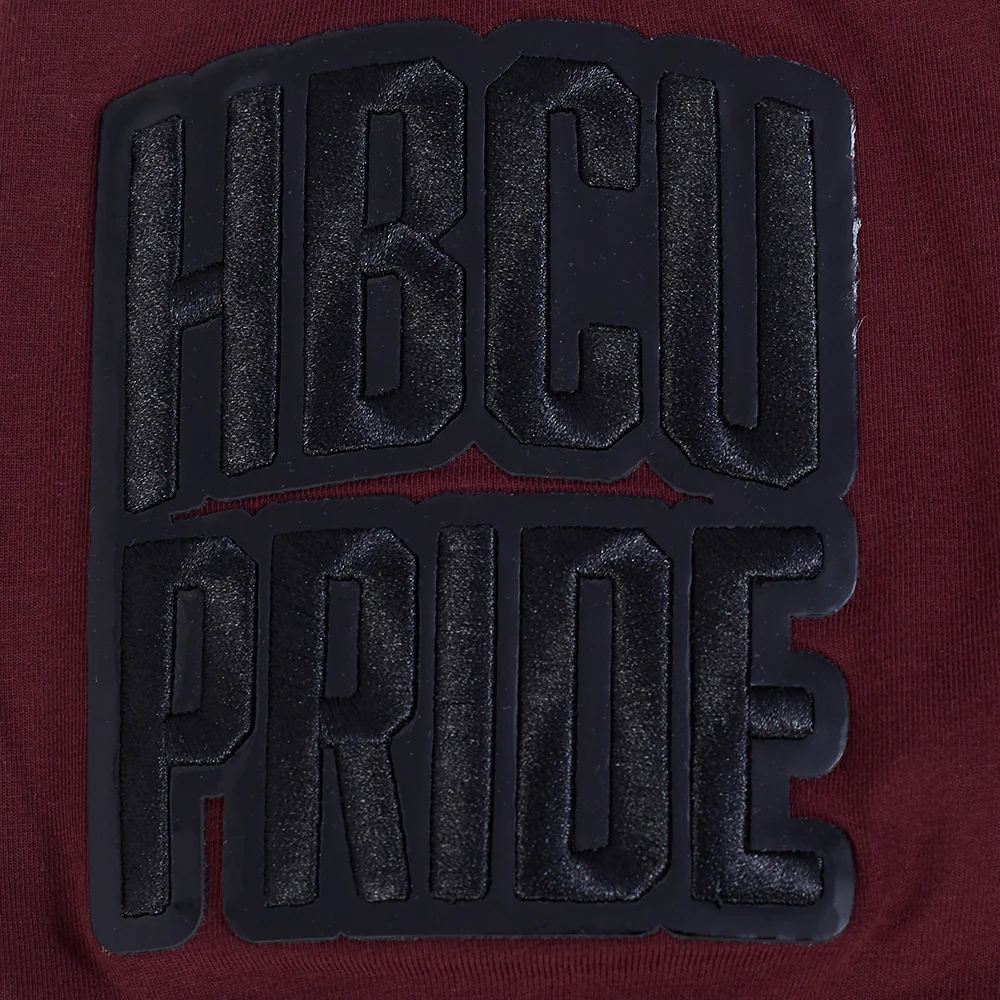 MOREHOUSE COLLEGE HBCU X NBA ALL STAR 2025 MEN'S RIB FLEECE PULLOVER HOODIE (WINE) - Image 6