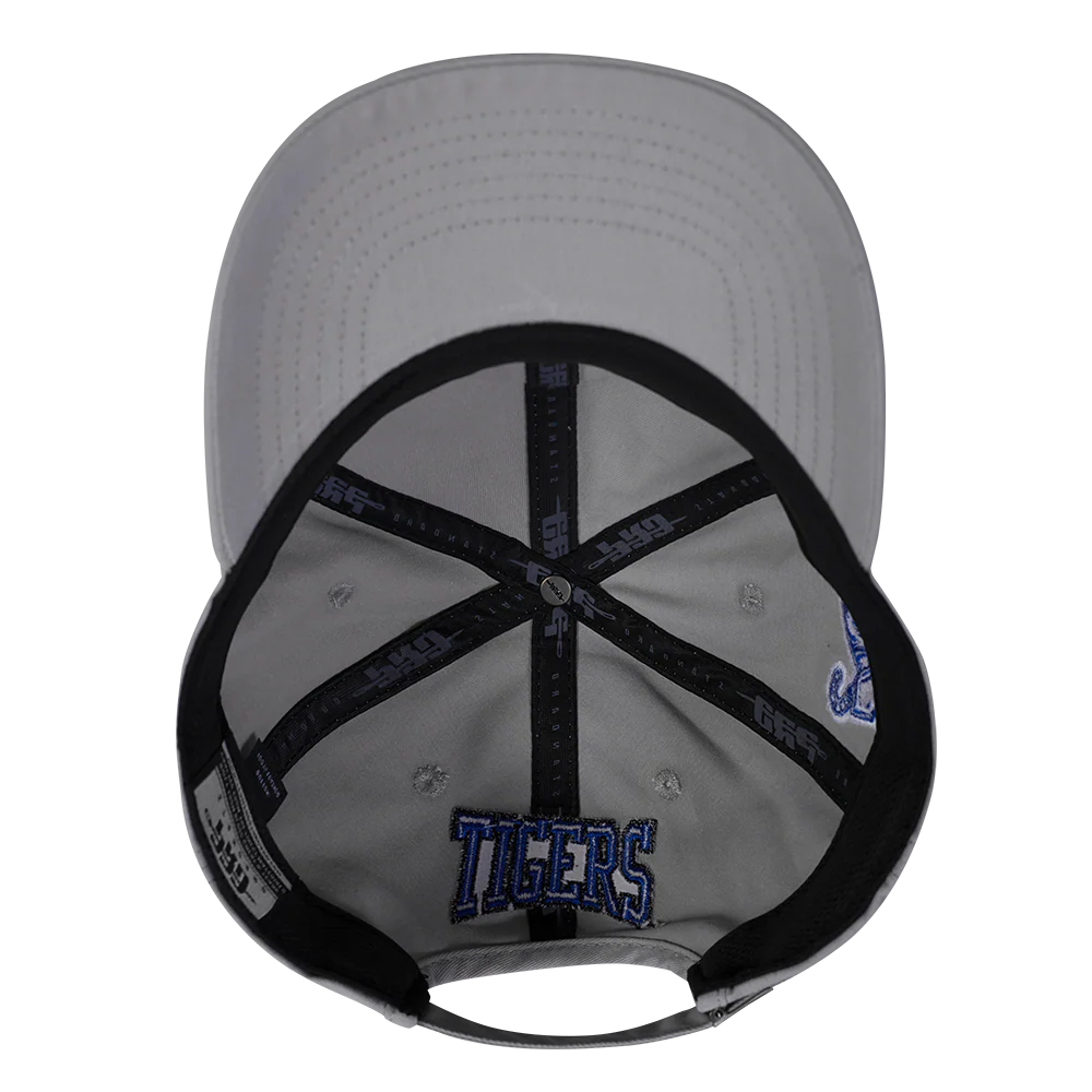 COLLEGE UNIVERSITY OF MEMPHIS CREST EMBLEM MEN'S DAD HAT (GRAY) - Image 6