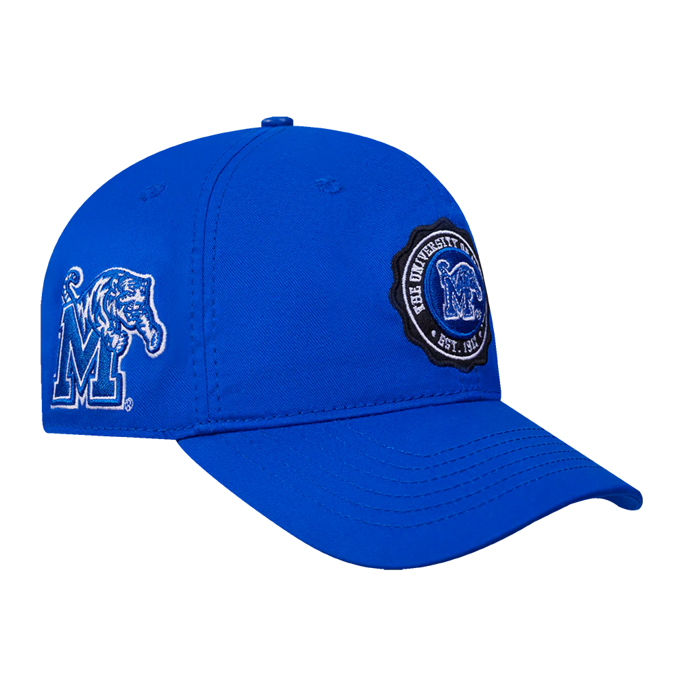 COLLEGE UNIVERSITY OF MEMPHIS CREST EMBLEM MEN'S DAD HAT (ROYAL BLUE) - Image 5