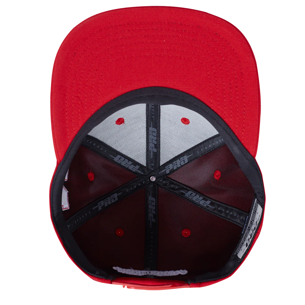 UNIVERSITY OF NEBRASKA CLASSIC UNISEX WOOL SNAPBACK HAT (RED) - Image 6