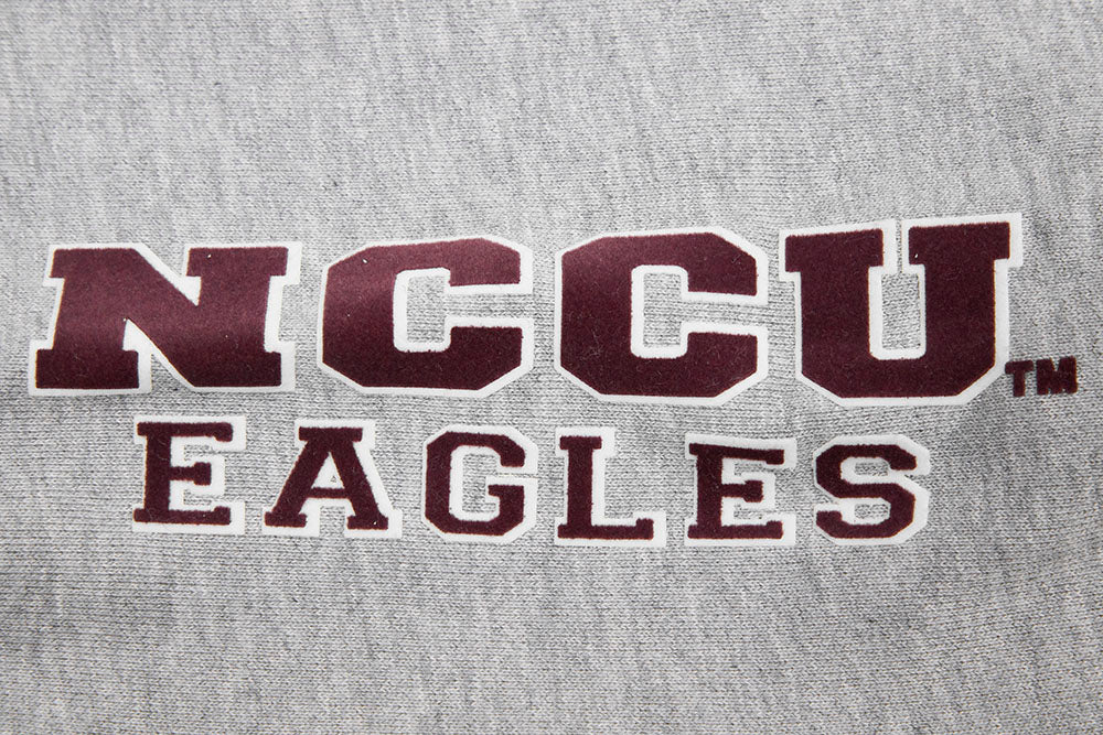 NORTH CAROLINA CENTRAL UNIVERSITY CLASSIC MEN'S STACKED LOGO C (HEATHER GRAY/BLACK) - Image 6