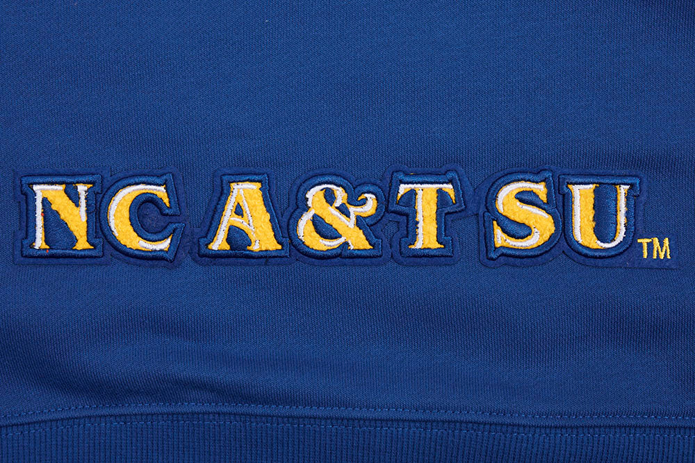 NORTH CAROLINA A&T STATE UNIVERSITY CLASSIC WOMEN'S HOODIE DRESS (DODGER BLUE) - Image 8