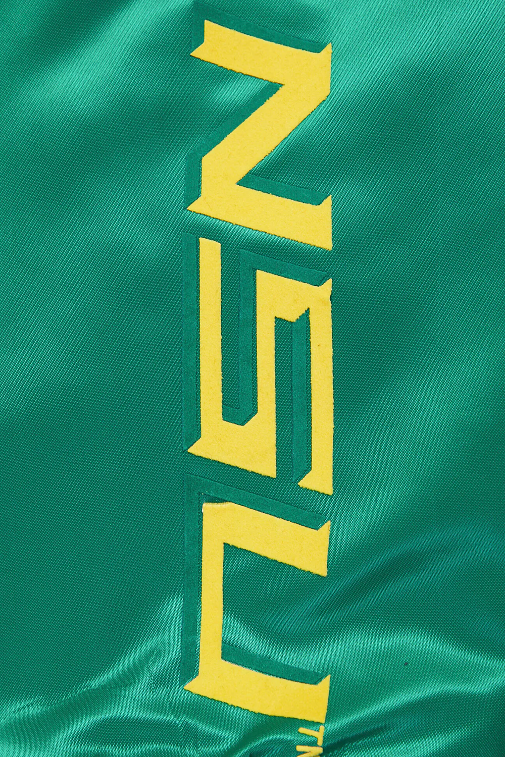 NORFOLK STATE UNIVERSITY HOMECOMING RIB MEN'S SATIN JACKET (KELLY GREEN) - Image 9