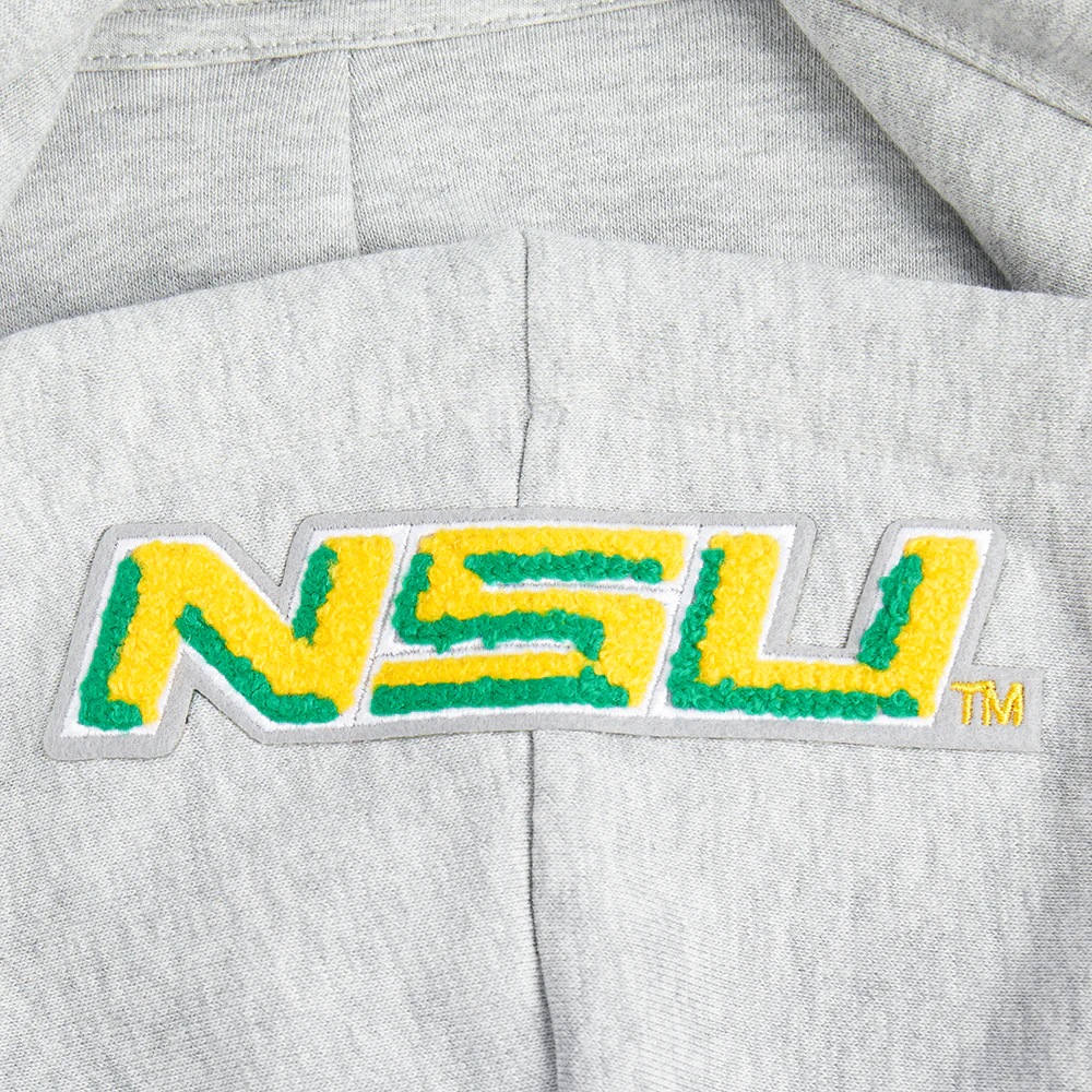 COLLEGE NORFOLK STATE UNIVERSITY CLASSIC WOMEN'S FLC PO HOODIE (HEATHER GREY) - Image 5