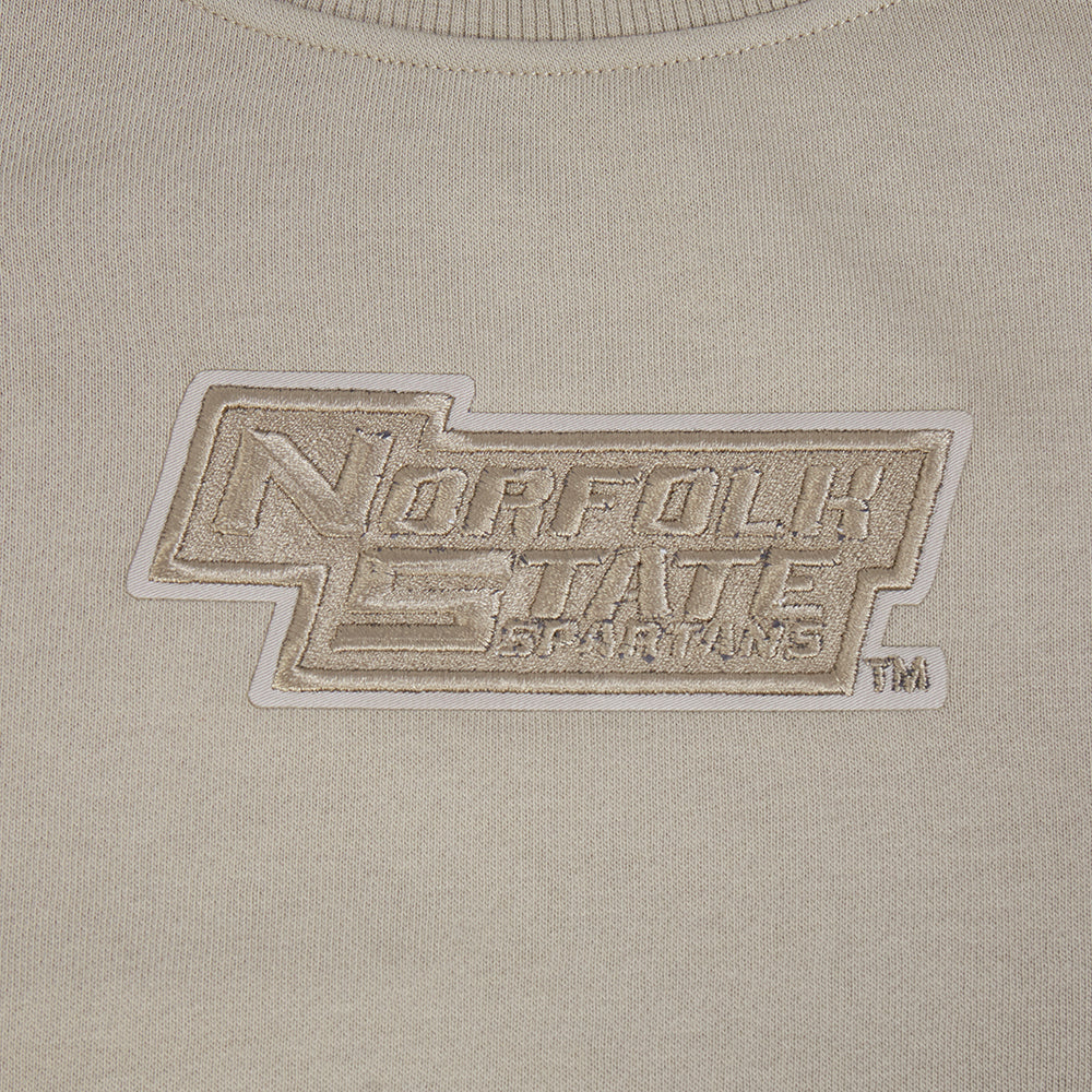 COLLEGE NORFOLK STATE UNIVERSITY WINGSPAN WOMEN'S FLC CREWNECK (TAUPE) - Image 7