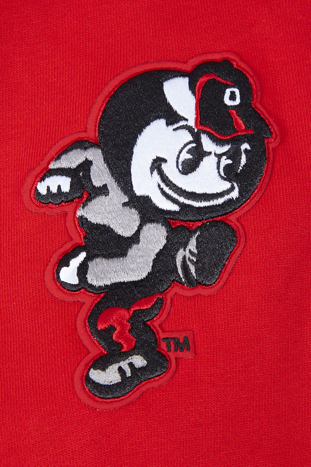 OHIO STATE UNIVERSITY CLASSIC MEN'S PULLOVER HOODIE (RED) - Image 7