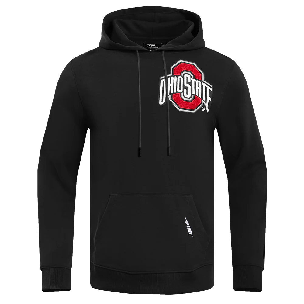OHIO STATE UNIVERSITY CLASSIC MEN'S PULLOVER HOODIE (BLACK)