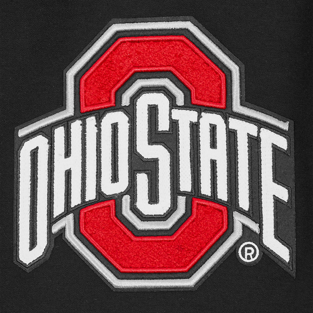 OHIO STATE UNIVERSITY CLASSIC MEN'S PULLOVER HOODIE (BLACK) - Image 7