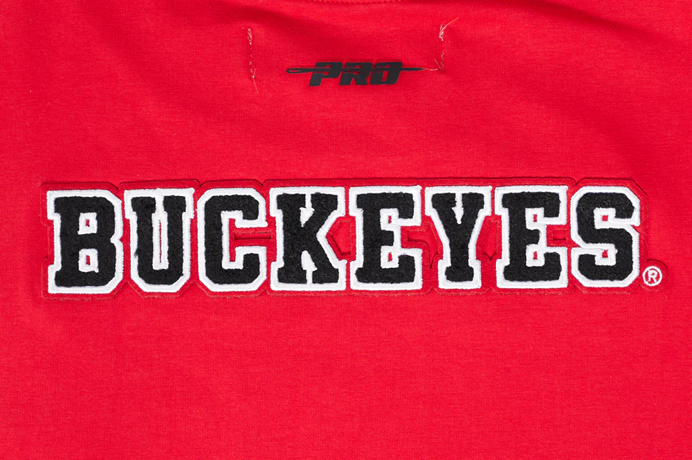 OHIO STATE UNIVERSITY CLASSIC SHORT SLEEVE WOMEN'S SLIM FIT TEE (RED) - Image 7