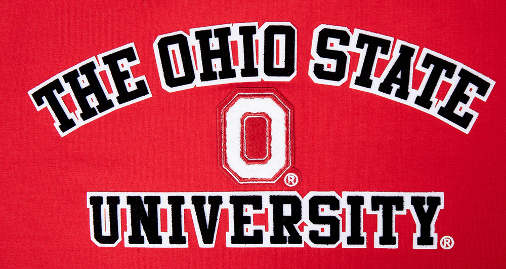 OHIO STATE UNIVERSITY CLASSIC WOMEN'S BOXY TEE (RED) - Image 5