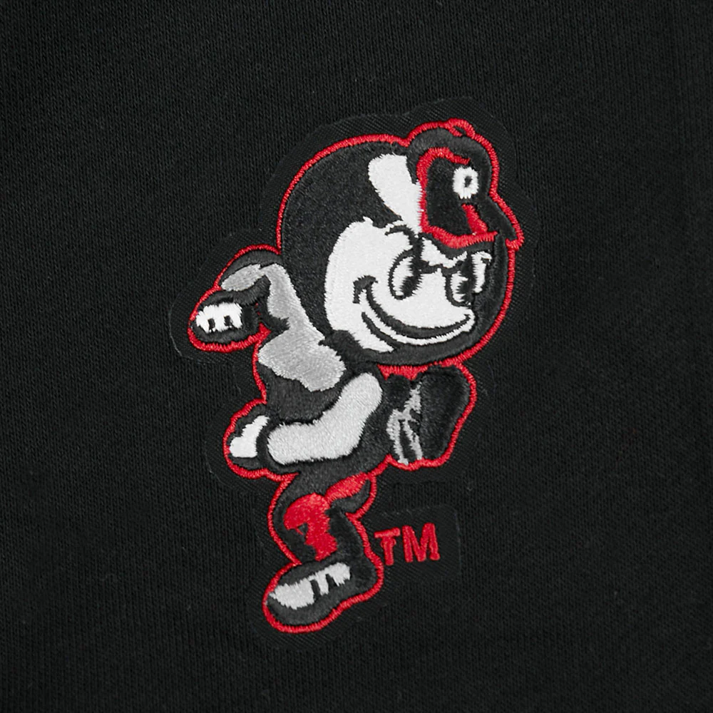 OHIO STATE UNIVERSITY JEWELS WOMEN'S FLC CREWNECK (BLACK) - Image 8