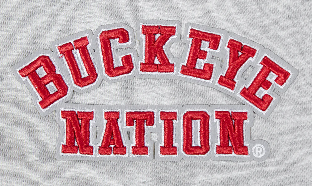 OHIO STATE UNIVERSITY CLASSIC WOMEN'S FLEECE SHORT (HEATHER GREY) - Image 5
