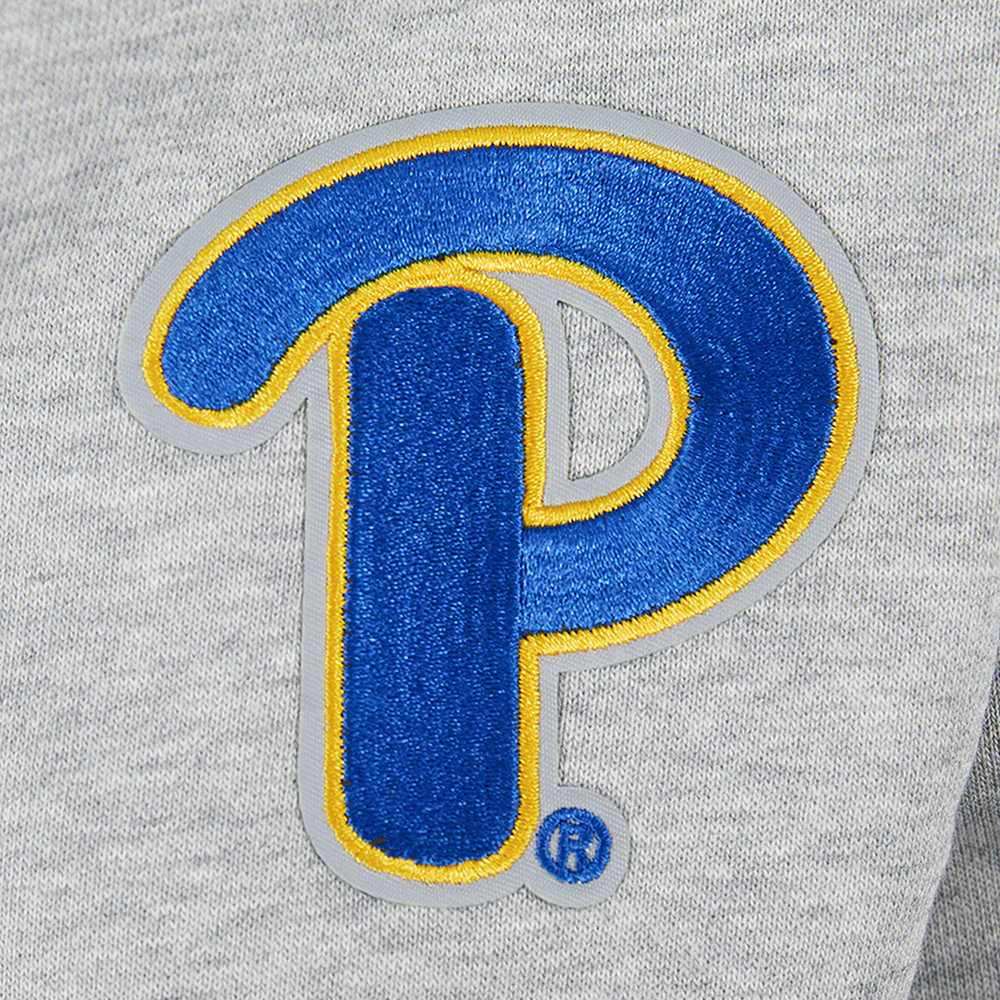 UNIVERSITY OF PITTSBURGH CLASSIC FLEECE CREWNECK (HEATHER GREY) - Image 6