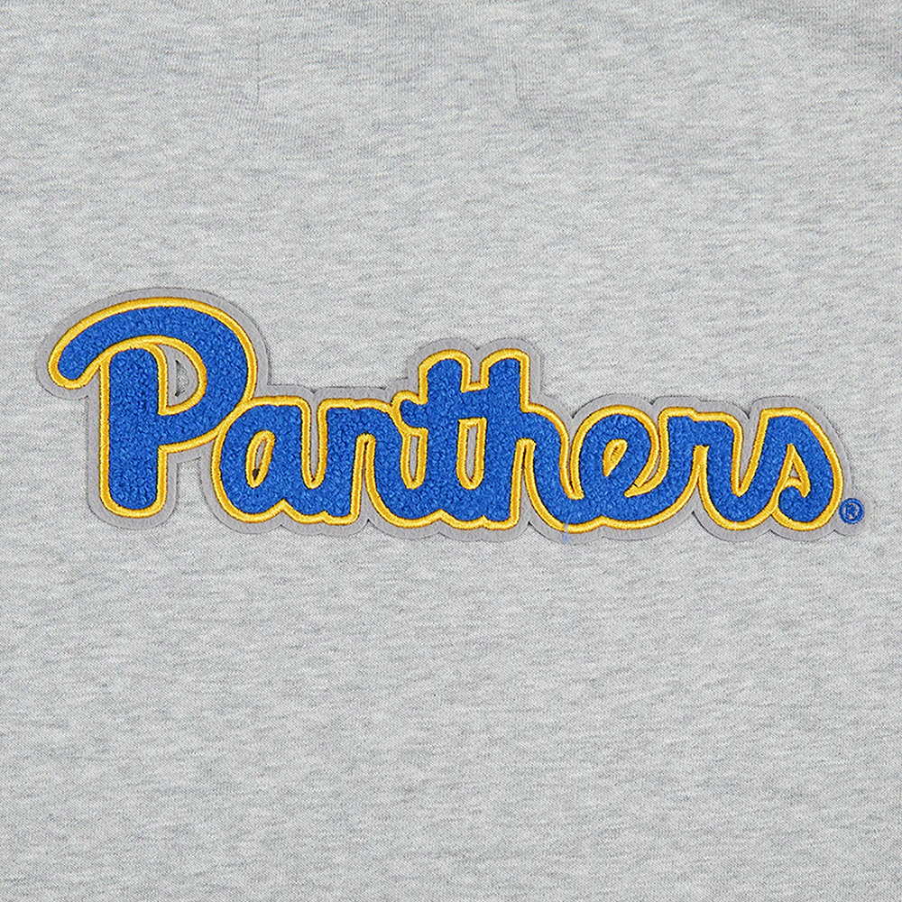 UNIVERSITY OF PITTSBURGH CLASSIC FLEECE CREWNECK (HEATHER GREY) - Image 7
