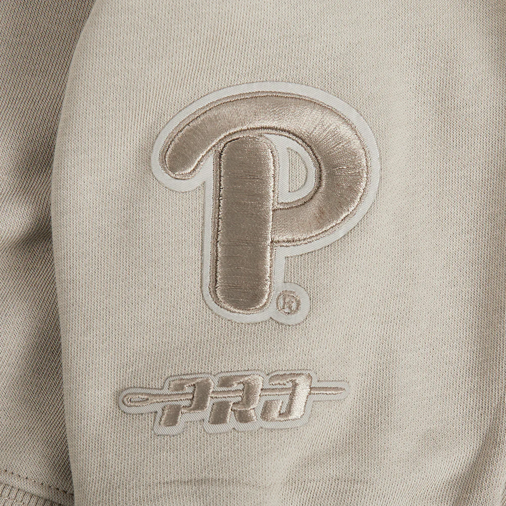COLLEGE UNIVERSITY OF PITTSBURGH WINGSPAN WOMEN'S FLC CREWNECK (TAUPE) - Image 8