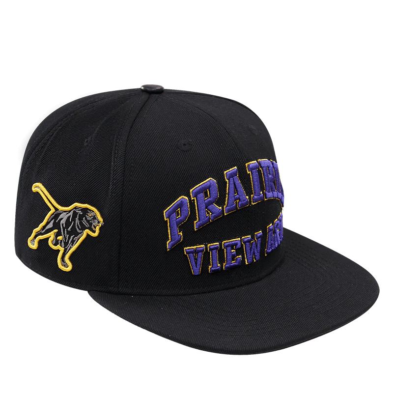 PRAIRIE VIEW A&M UNIVERSITY CLASSIC UNISEX WORDMARK WOOL SNAPBACK H (BLACK) - Image 2