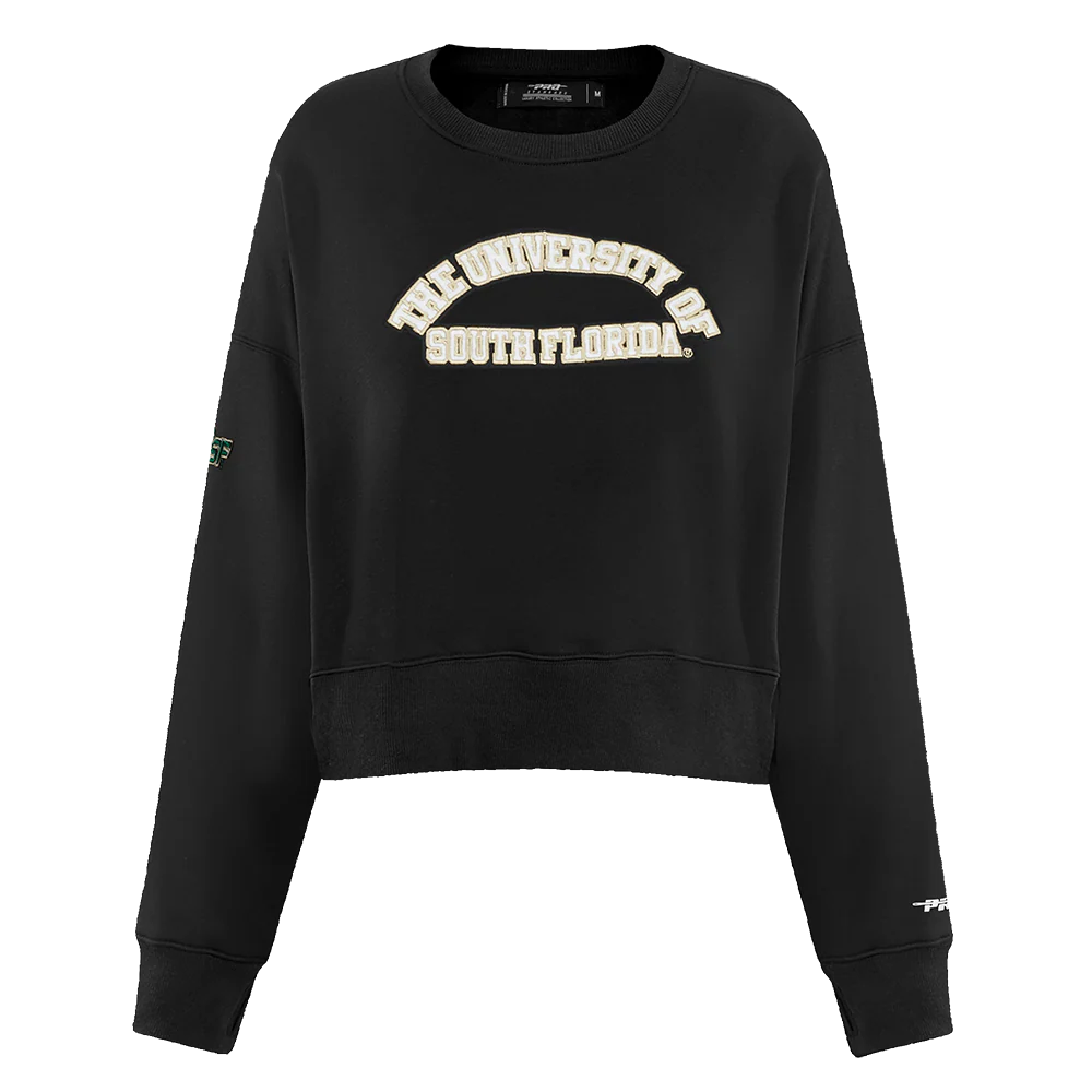 UNIVERSITY OF SOUTH FLORIDA CLASSIC FLEECE CREWNECK (BLACK)