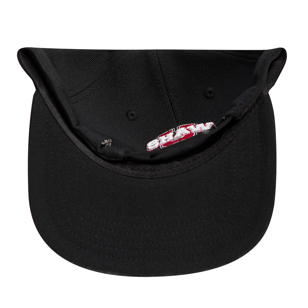 SHAW UNIVERSITY CLASSIC UNISEX WOOL SNAPBACK HAT (BLACK) - Image 7