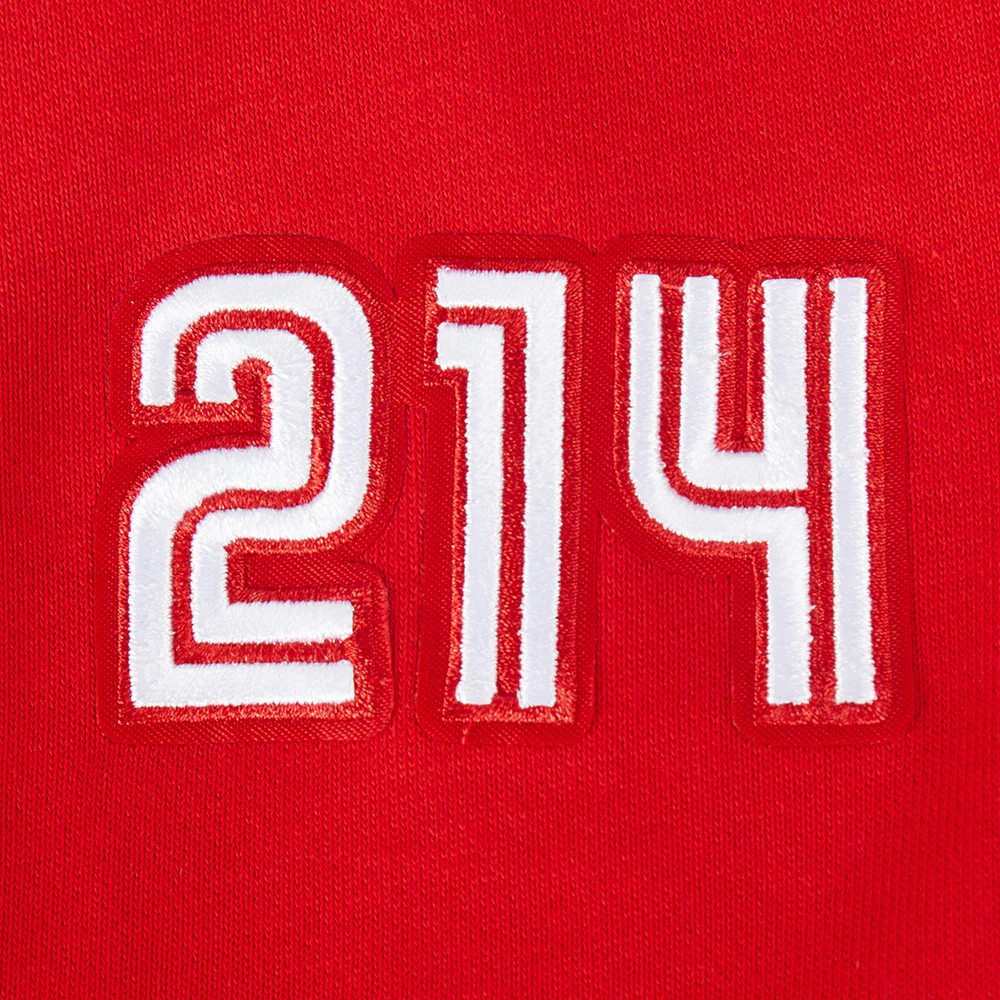COLLEGE SOUTHERN METHODIST UNIVERSITY CLASSIC WOMEN'S FLC PO HOODIE (RED) - Image 7
