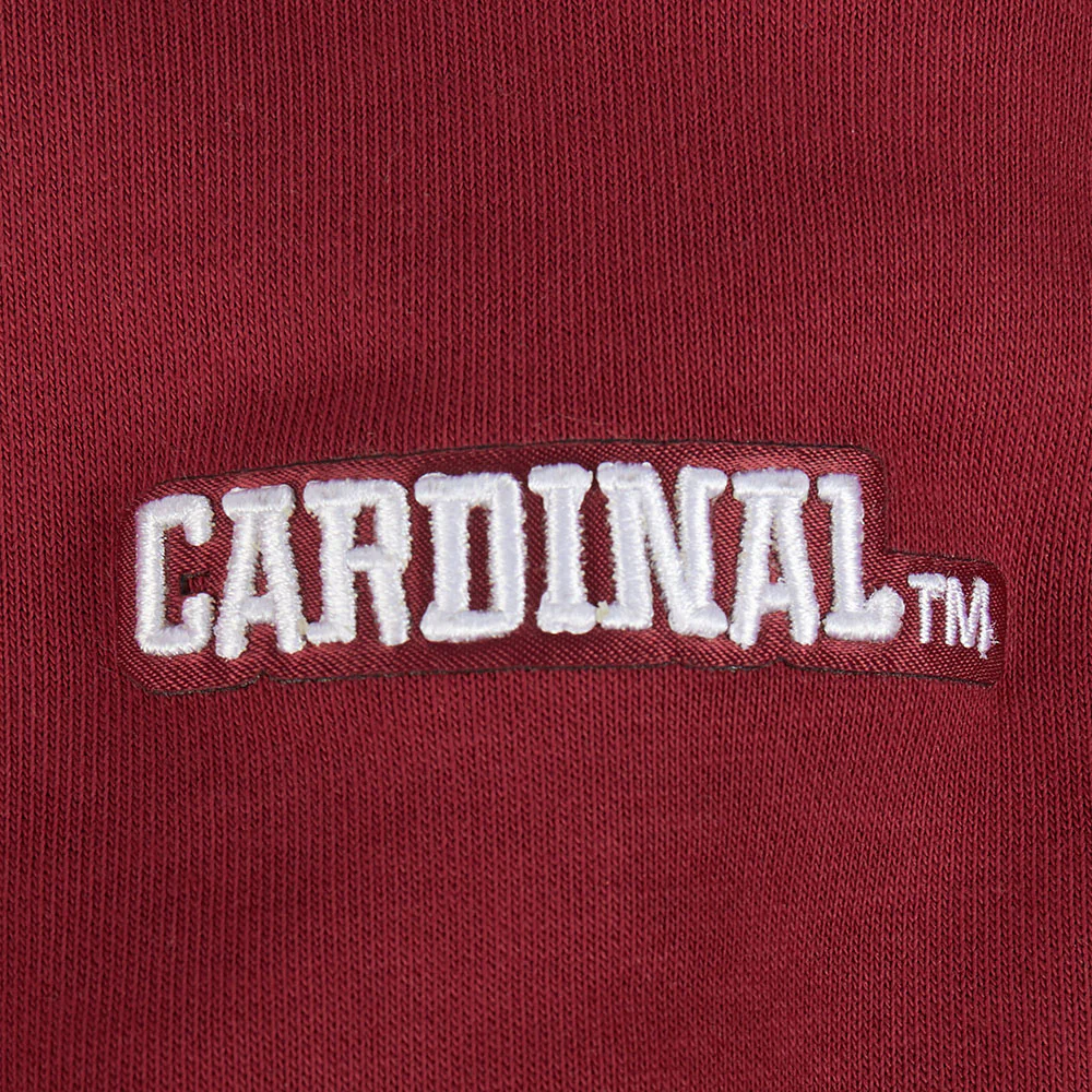 STANFORD UNIVERSITY CLASSIC WOMEN'S RIB FLEECE CREWNECK (CARDINAL RED) - Image 7