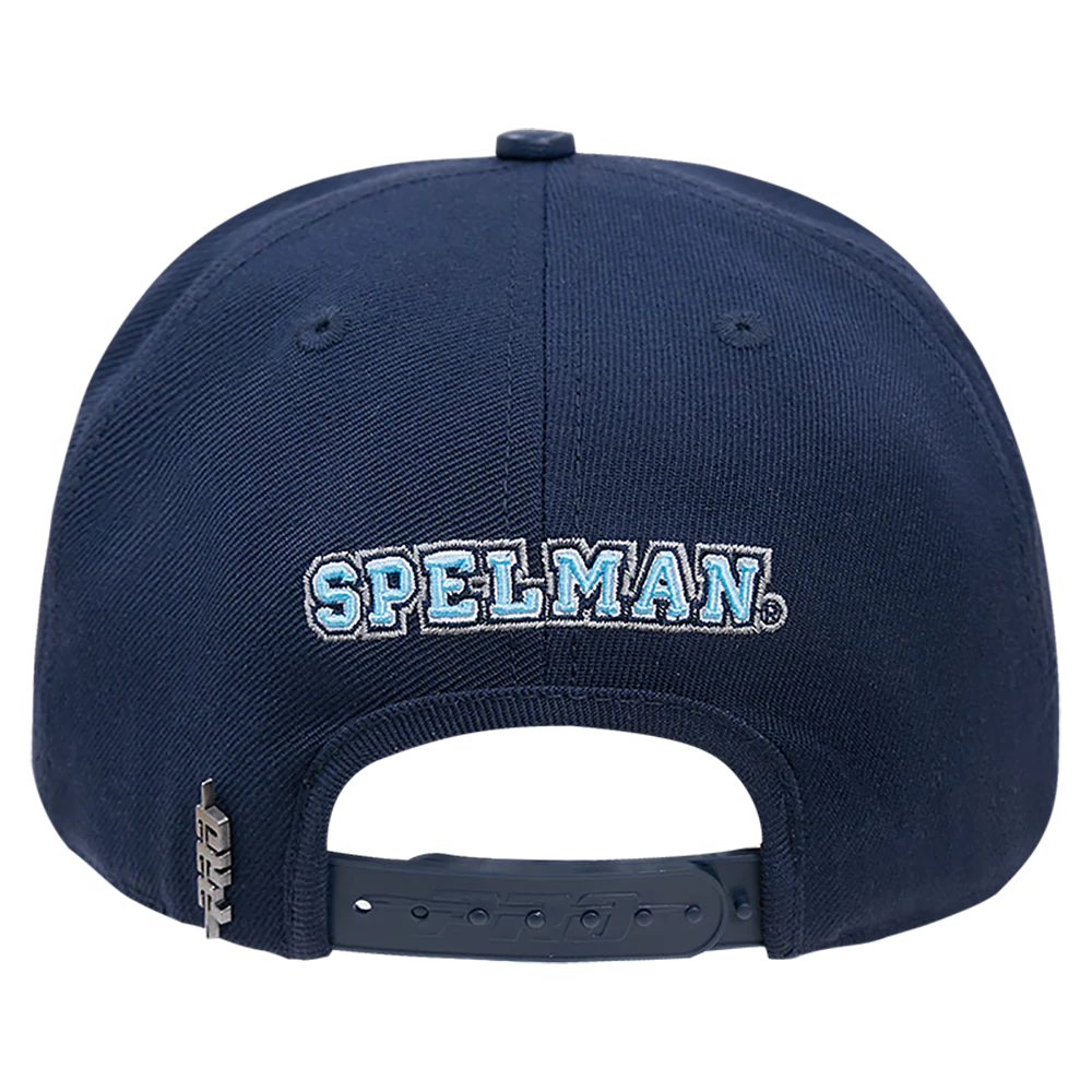 SPELMAN COLLEGE CLASSIC UNISEX WOOL SNAPBACK HAT (MIDNIGHT NAVY) - Image 4