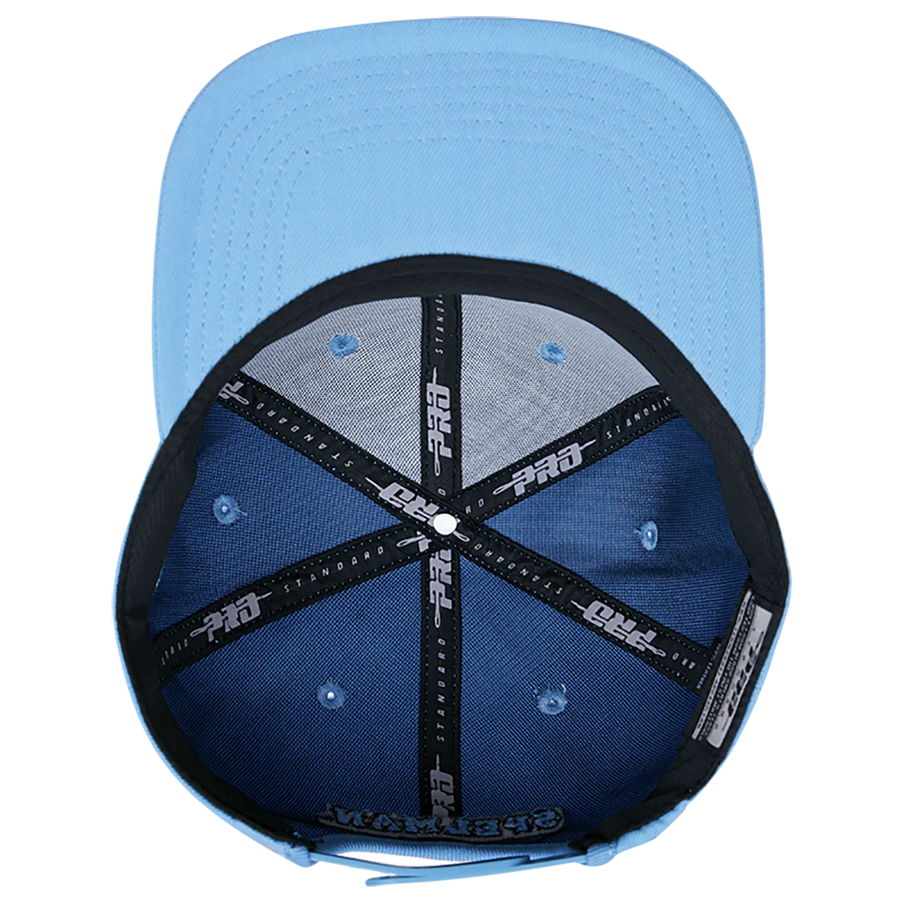 SPELMAN COLLEGE CLASSIC UNISEX WOOL SNAPBACK HAT (UNIVERSITY BLUE) - Image 5