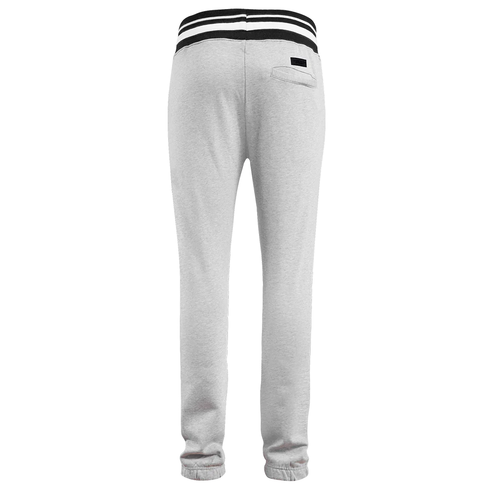 SOUTHERN UNIVERSITY CLASSIC MEN'S STACKED LOGO SWEATPANT (HEATHER GRAY/BLACK) - Image 4