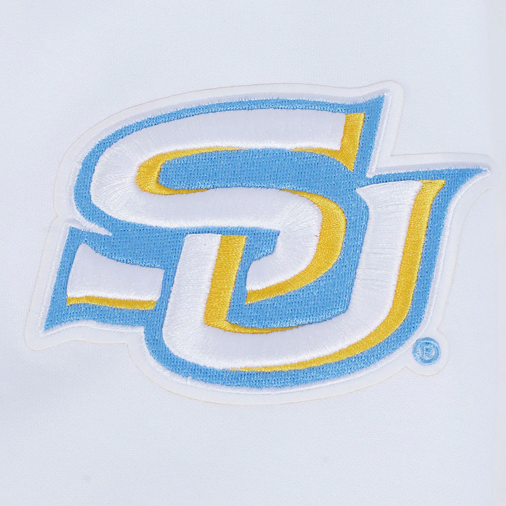 SOUTHERN UNIVERSITY CLASSIC MEN'S FULL ZIP PULLOVER HOODIE (WHITE) - Image 6