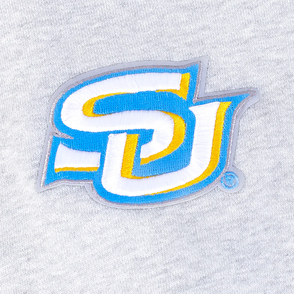 SOUTHERN UNIVERSITY CLASSIC WOMEN'S FLEECE HOODIE DRESS (HEATHER GREY) - Image 6